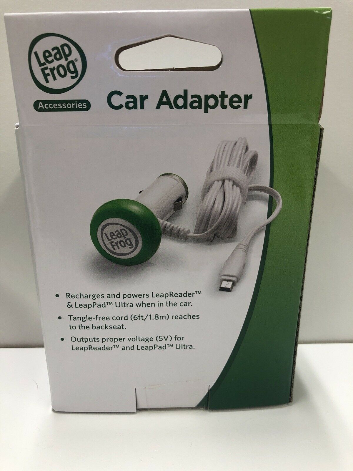 LeapFrog Car Charger Adapter LeapReader LeapPad Ultra 6 Foot Cord Accessory 5V - Fresh Stock Dated February 2026