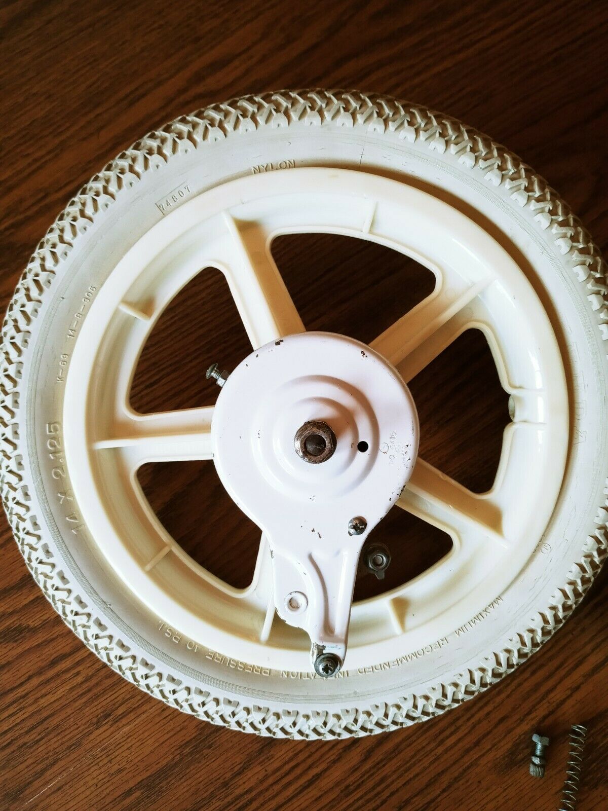 Vtg Oldschool 80s Mongoose Pro Freestyle Miniscoot Mag Rims,W/Band Brake Hub,14