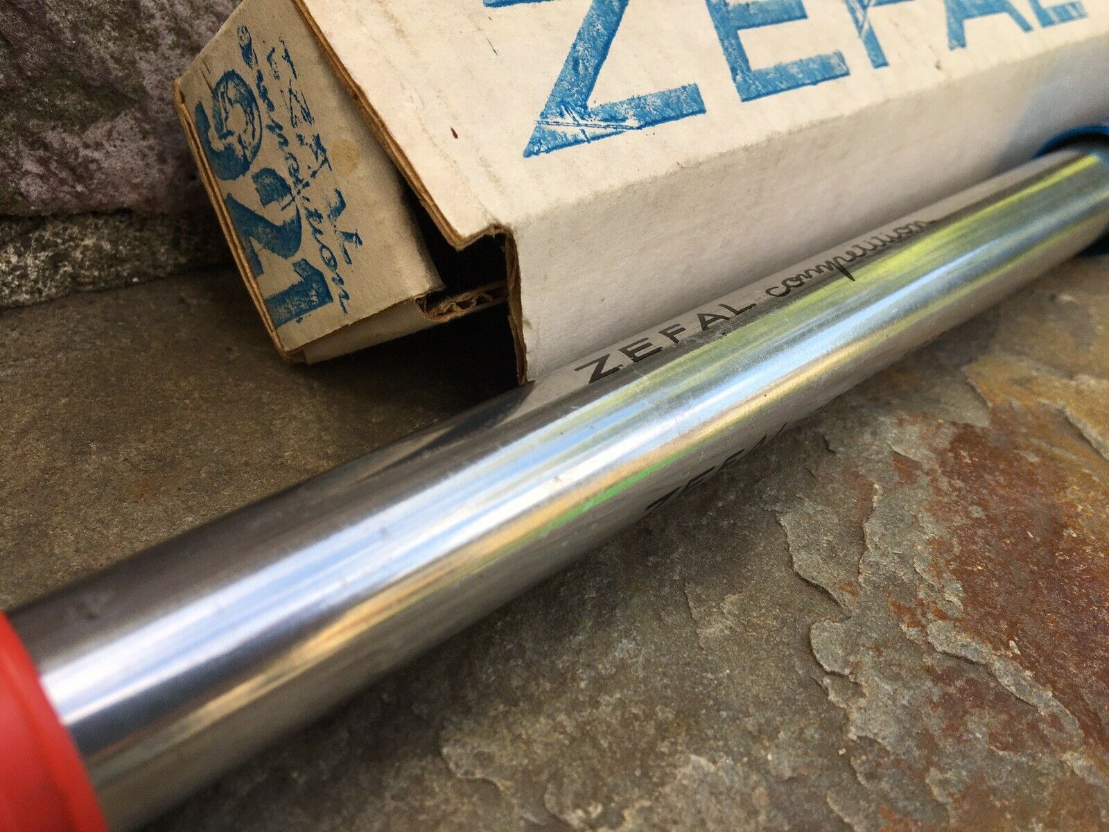 Vintage ZEFAL AFA “Competition” #921 Frame Pump, fits Presta Valve.  W/mount - Fresh Stock Dated December 2025