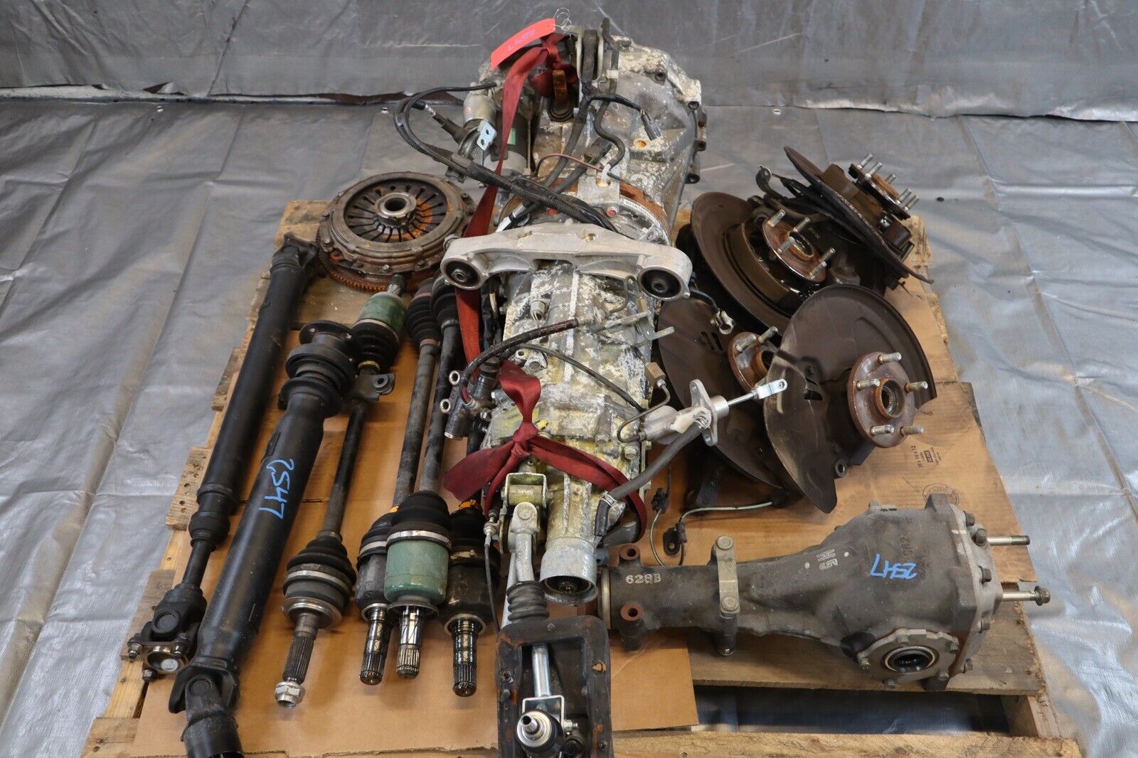 2019 SUBARU WRX STI SEDAN OEM 6SPD MANUAL TRANSMISSION SWAP TY856W6AB #2547 - Fresh Stock Dated February 2026