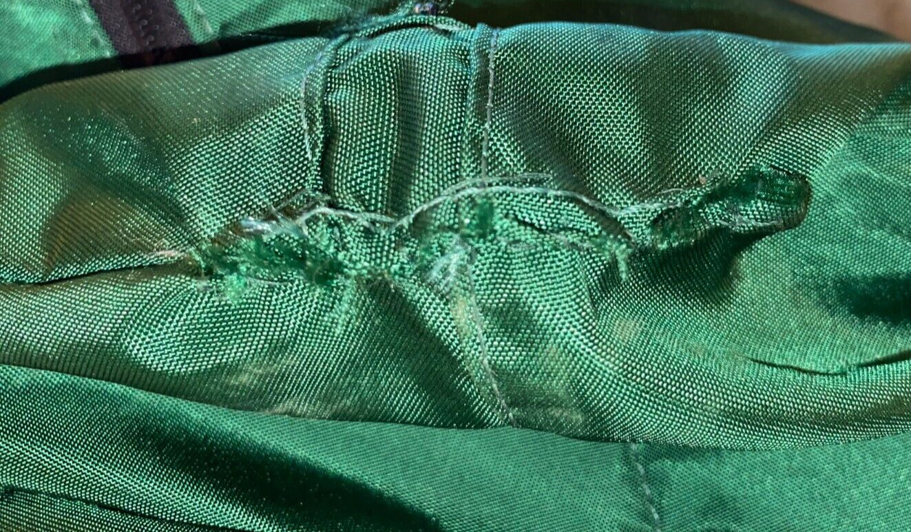 GREEN NYLON DOVER ENGLISH SADDLE BAG CARRIER - Fresh Stock Dated December 2025