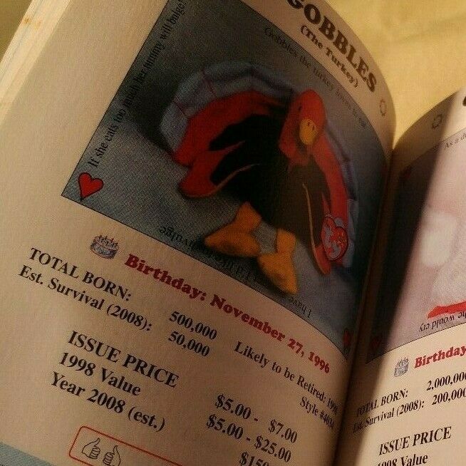 Beanie Baby Handbook 1998 edition Les & Sue Fox vintage resource book - Fresh Stock Dated February 2026