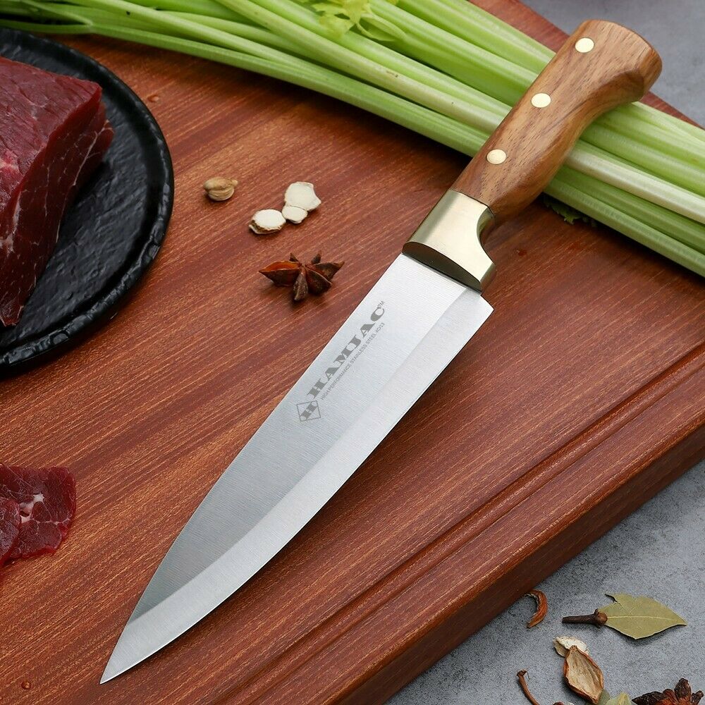 Professional 8 Inch Chef Knife –Stainless Steel  Ultra-Sharp Kitchen Knife - Fresh Stock Dated December 2025