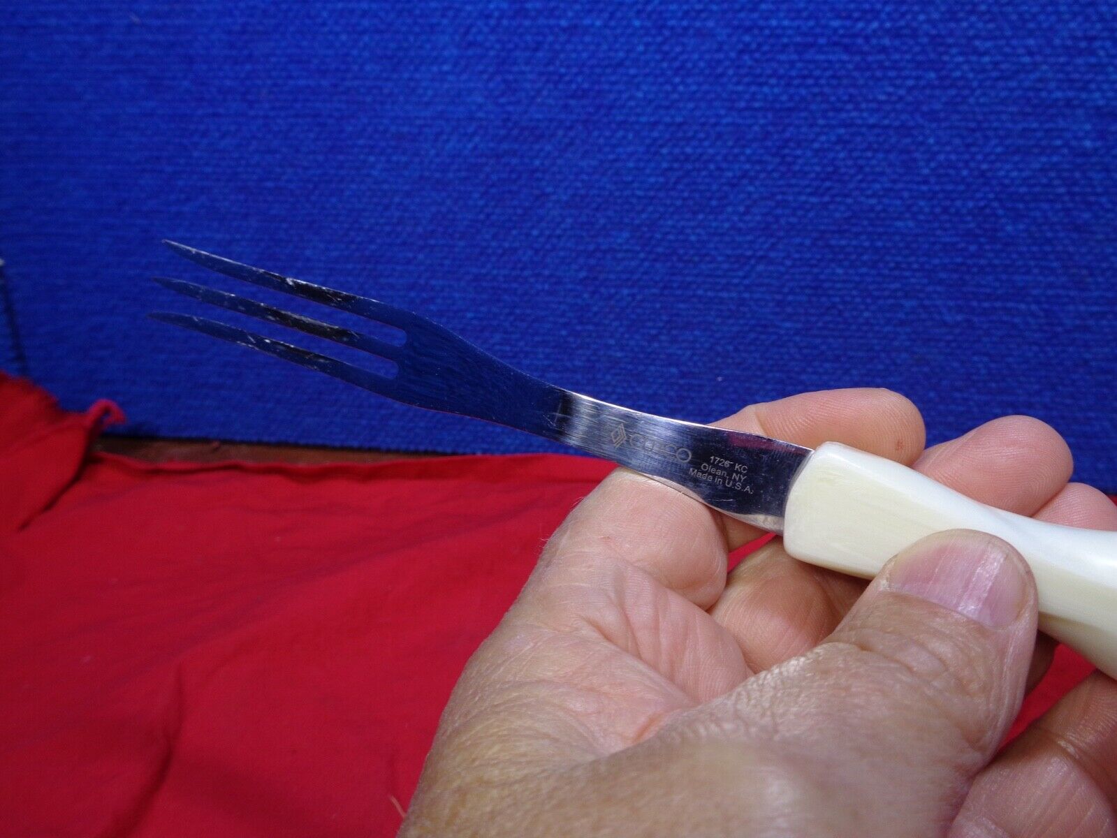 Cutco FORK 1726KC Pearl White Handle #10 - Fresh Stock Dated December 2025