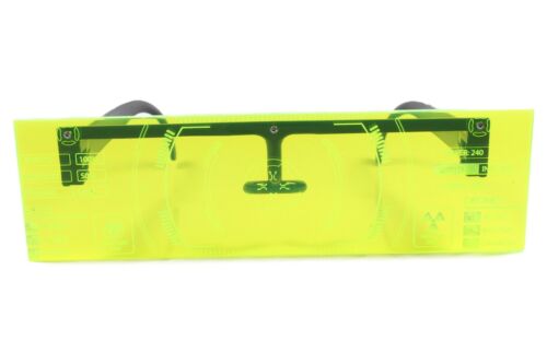 Futuristic Bionics Robot Party Costume Futuristic Neon Green Visor Sun Glasses - Fresh Stock Dated December 2025