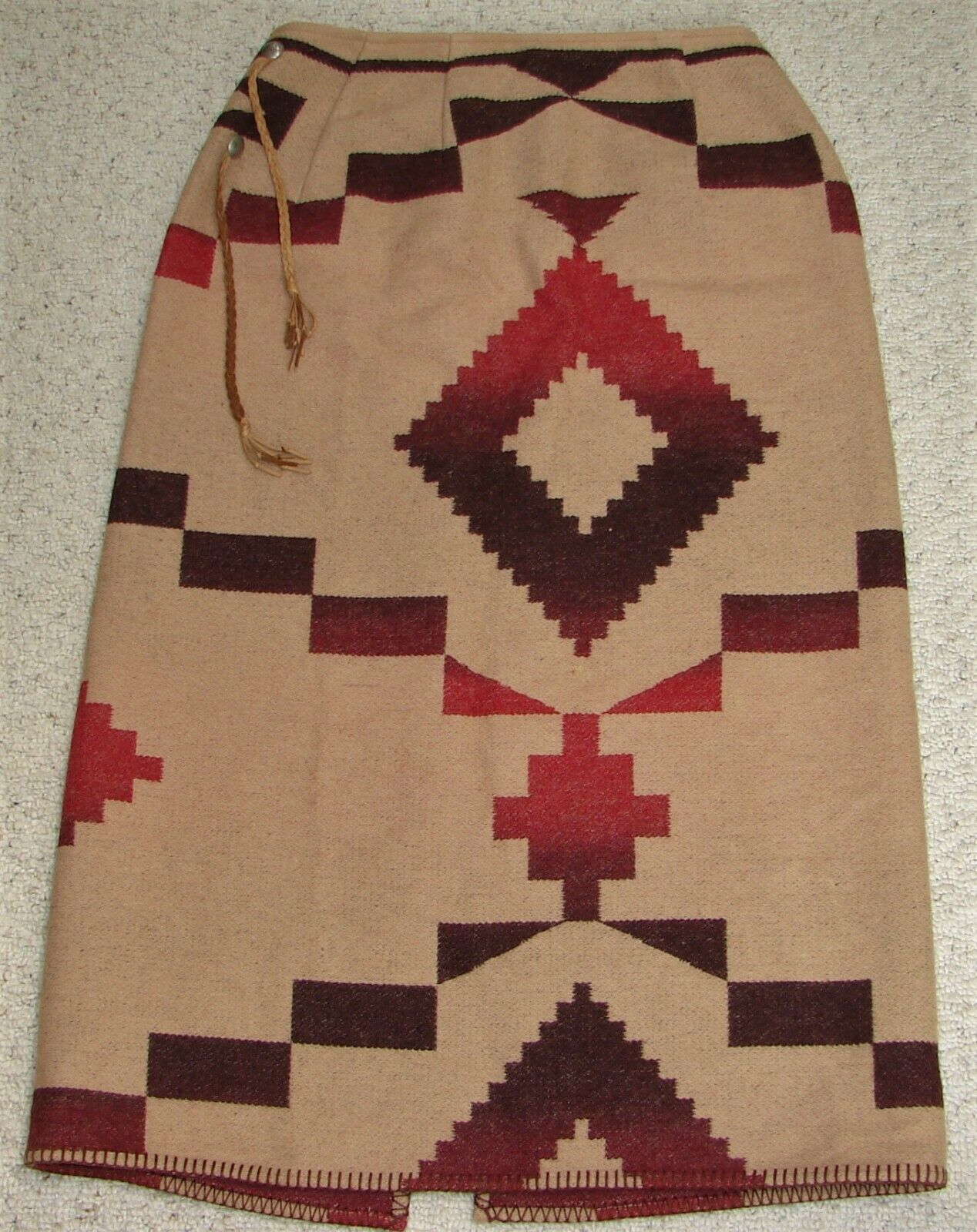 VINTAGE RALPH LAUREN COUNTRY WRAP AROUND LADIES SKIRT SOUTHWEST PATTERN SIZE S - Fresh Stock Dated February 2026