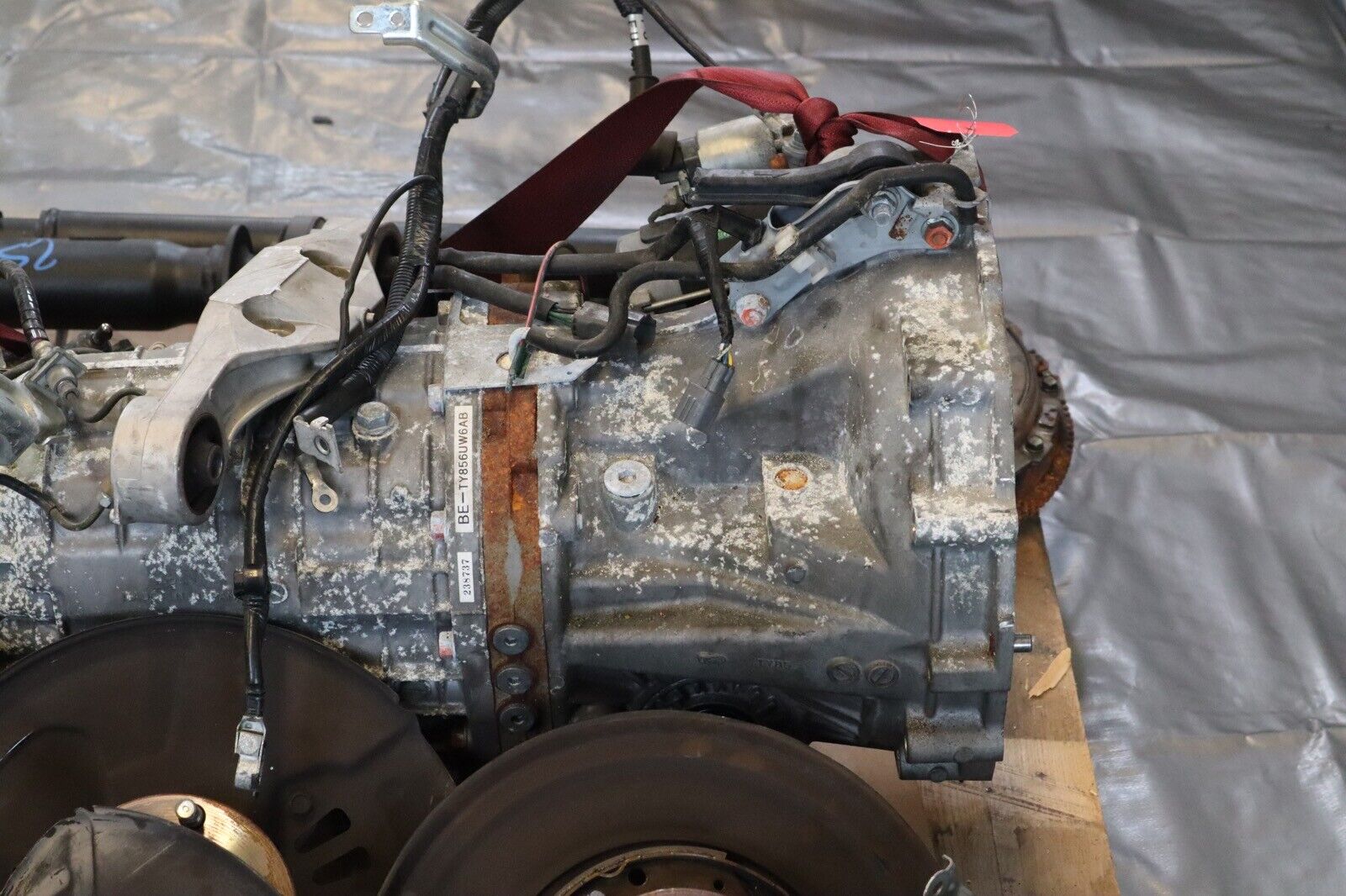 2019 SUBARU WRX STI SEDAN OEM 6SPD MANUAL TRANSMISSION SWAP TY856W6AB #2547 - Fresh Stock Dated February 2026