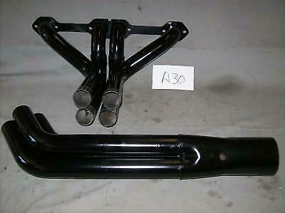 SCHOENFELD 18* Left Header SBC w/Slip-on Collector IMCA NASCAR UMP -200712(A30) - Fresh Stock Dated February 2026