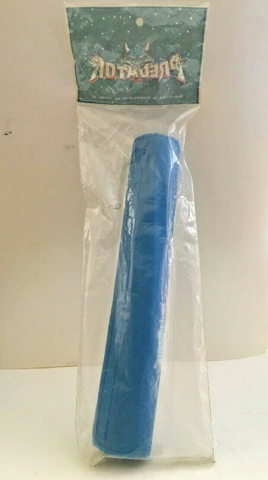 NOS Schwinn Predator old school BMX straight handlebar pad Blue 9