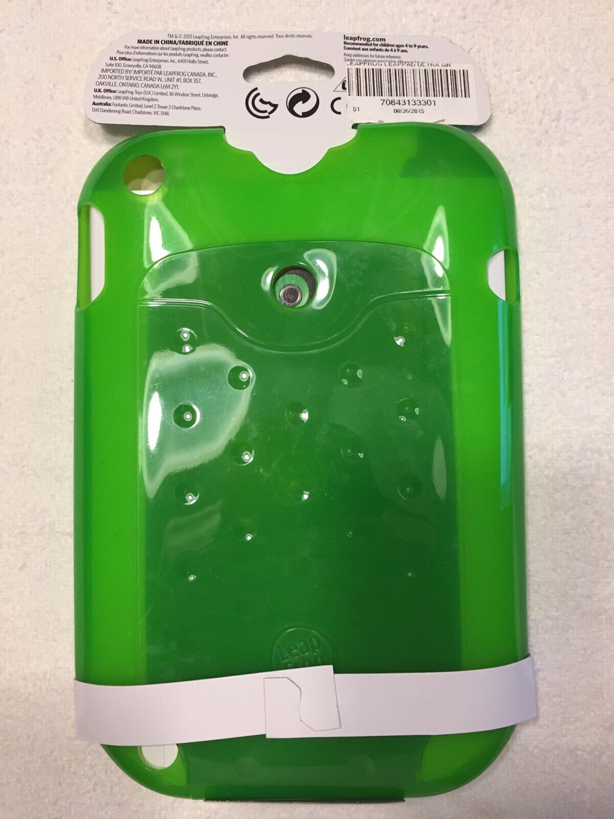 LeapFrog LeapPad ULTRA Tablet Protective Gel Skin Kid Tough Case Green NEW HG35 - Fresh Stock Dated February 2026