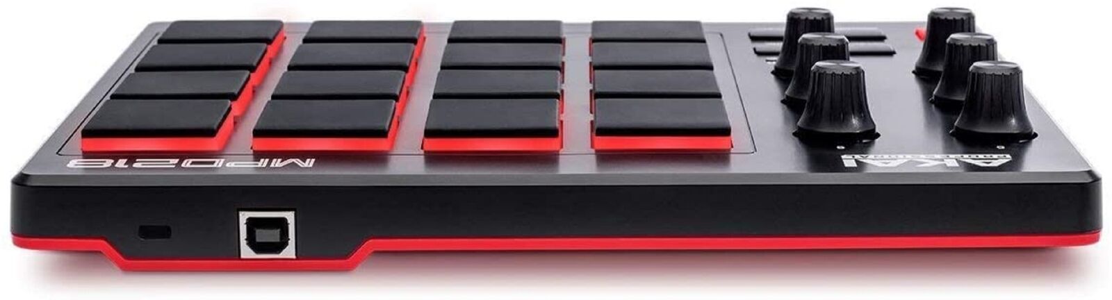 Akai MPD226 MIDI USB Pad Drum Beat Controller + 4 Port USB Hub + Cable & Ties - Fresh Stock Dated February 2026