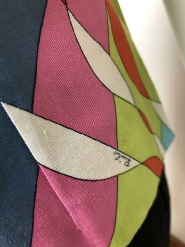 VINTAGE EMILIO PUCCI BLOUSE—BRIGHT BOLD PRINT-S - Fresh Stock Dated February 2026