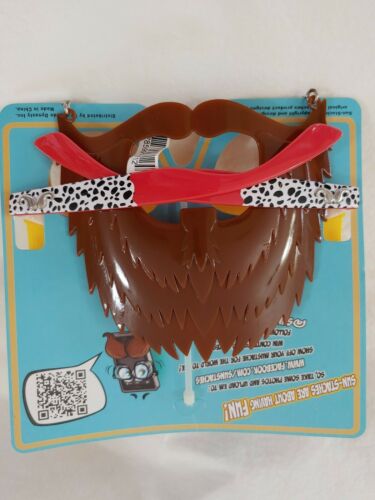 Sun Stache King Funny Glasses - Fresh Stock Dated February 2026