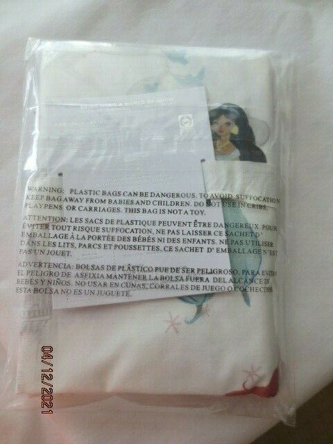 Pottery Barn Kids Disney Princess Organic Castle TODDLER Pillow Case White nwt - Fresh Stock Dated December 2025