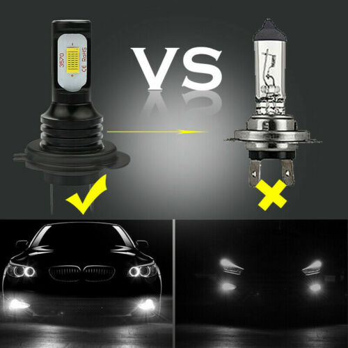 LED Headlight Bulbs For Kawasaki Ninja 250R EX250J 09-12 ZX6R ZX636F ABS 2013-15 - Fresh Stock Dated February 2026