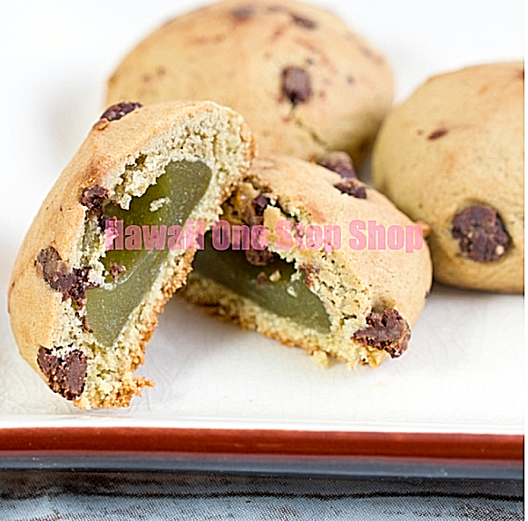 PIE COOKIE w/ MOCHI MATCHA Royal Family Mochi Cookie w/ Cocoa Chips Rice Cake - Fresh Stock Dated December 2025