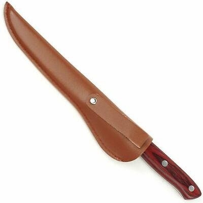 Fish Filet Knife with Sheath - Narrow Extra Thin Blade - Gone Fishing - Fresh Stock Dated December 2025