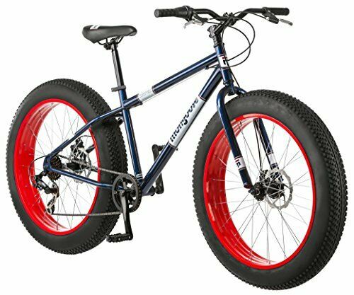 Dolomite Mens Fat Tire Mountain Bike, 26-Inch Wheels, 4-Inch Wide Navy Blue - Fresh Stock Dated December 2025