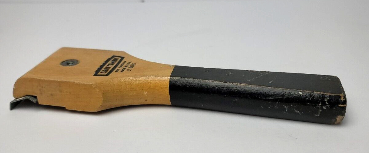 Vintage Craftsman Scraper #9015 - 8.25 inch - wood handle - Fresh Stock Dated February 2026