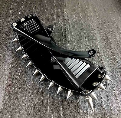 Cool Rock Punk Spike Sunglasses Metal Studded Moto Biker Glasses Black - Fresh Stock Dated December 2025