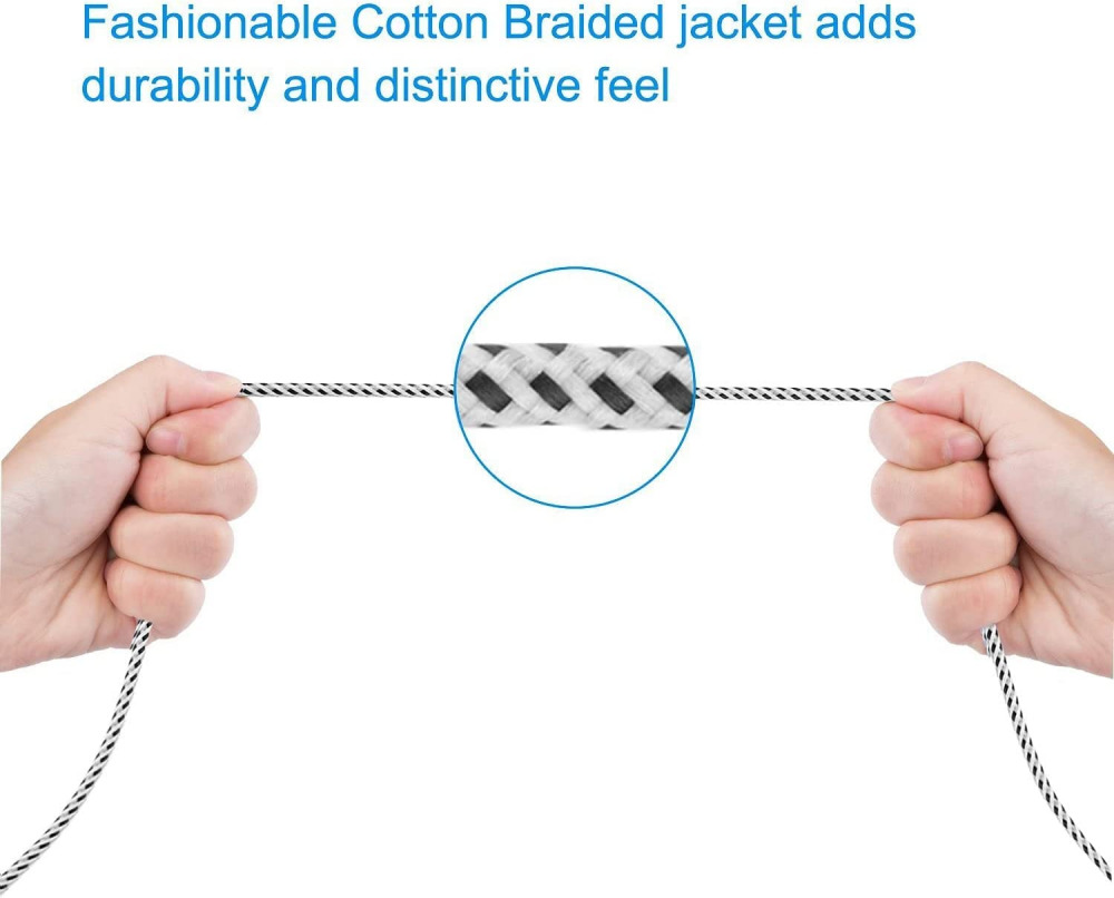 Short Micro USB to C Cable 0.65 FT CableCreation Space Gray (0.65ft) - Fresh Stock Dated February 2026