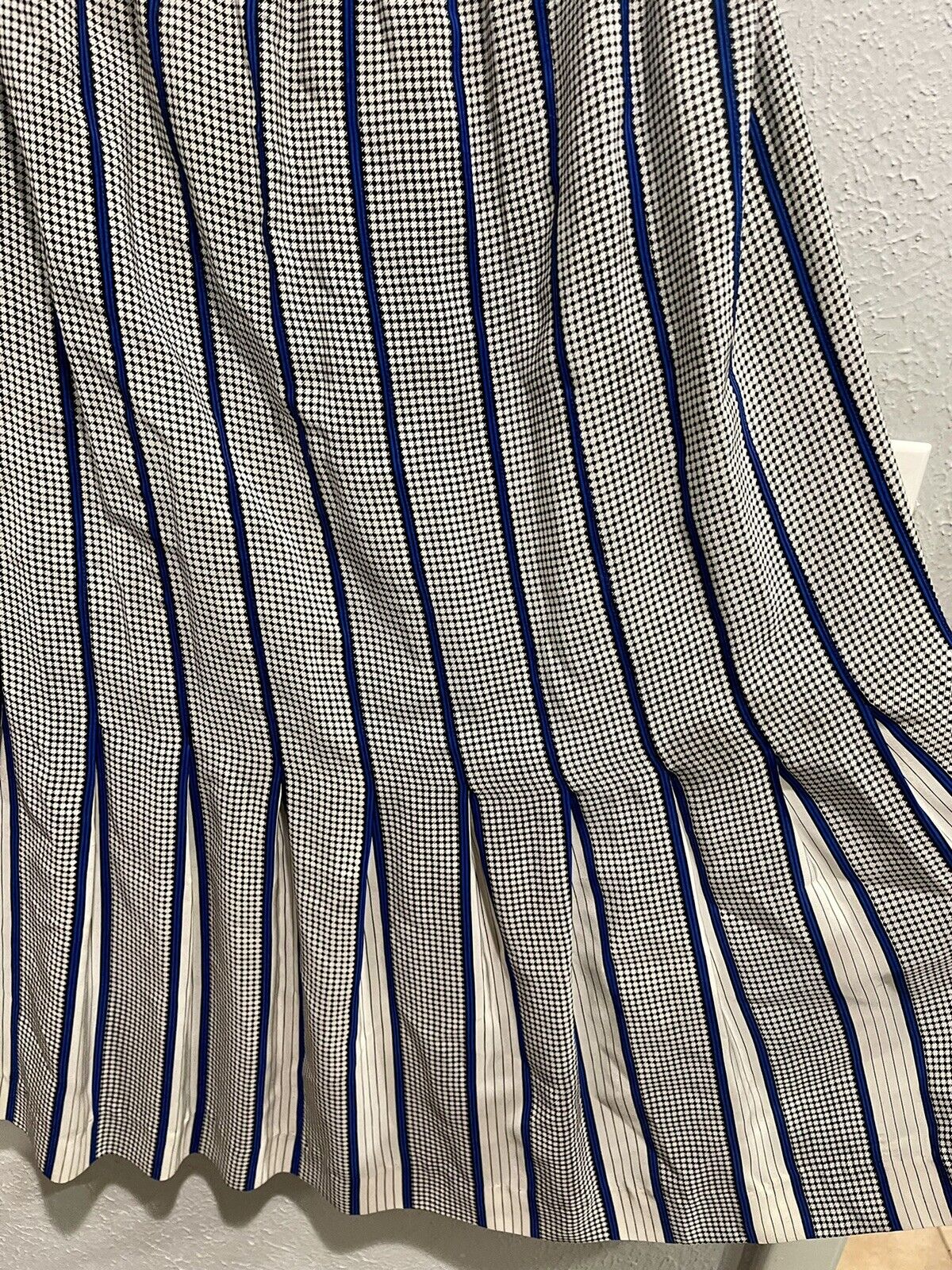 Vintage Tulip Striped Silk Skirt 1940’s Era Inspired Flared 100% Silk - Fresh Stock Dated March 2026