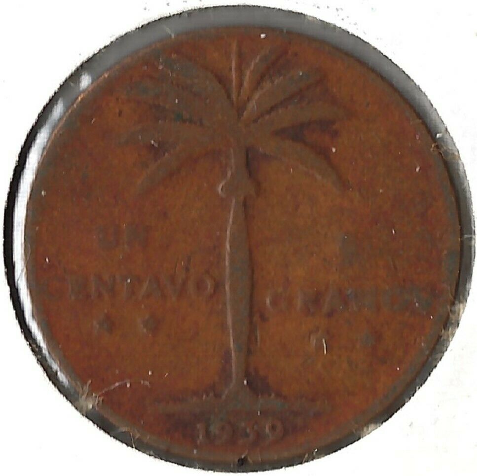 Coin Dominican Republic 1 Centavo 1939 KM17, combined shipping - Fresh Stock Dated February 2026