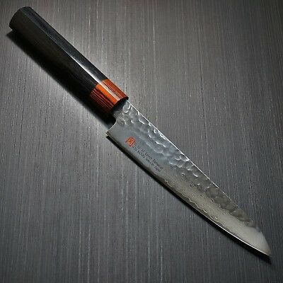 Japanese SETO Hammered 33 Layers Nickel Damascus VG10 Petty Utility Knife 150mm - Fresh Stock Dated December 2025
