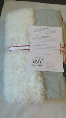 Pottery Barn Pillow cover SHAM Holiday Heritage Christmas Tree Plaid Santa Quilt - Fresh Stock Dated December 2025