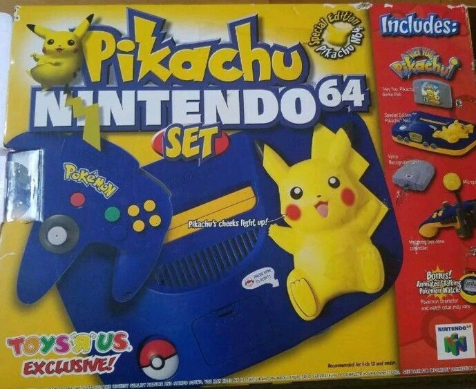 1 (ONE) Toys R Us N64 Nintendo 64 Special Pikachu Edition *RESET STICKER ONLY* - Fresh Stock Dated December 2025