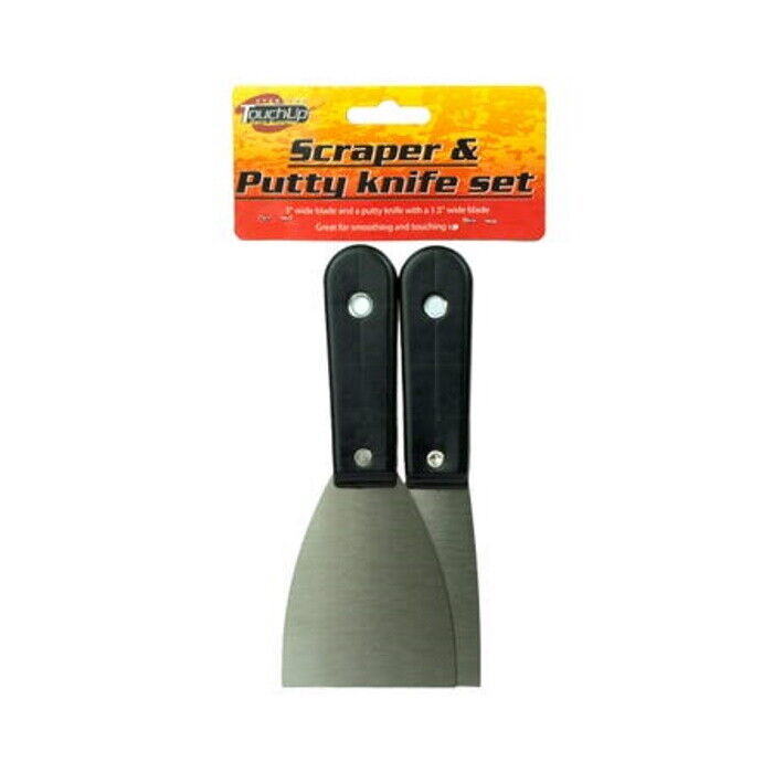 Scraper & Putty Knife Set Putty Scrapers for Drywall, Putty, Decals, Wallpaper - Fresh Stock Dated February 2026