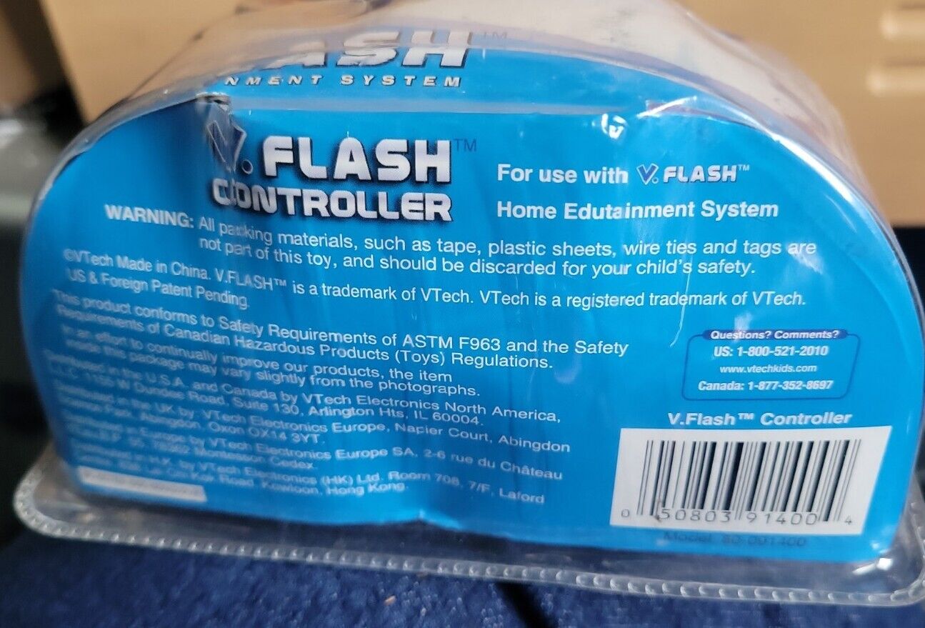 Vtech V Flash Controller V tech for Right or Left Handed Play ** New Sealed ** - Fresh Stock Dated February 2026
