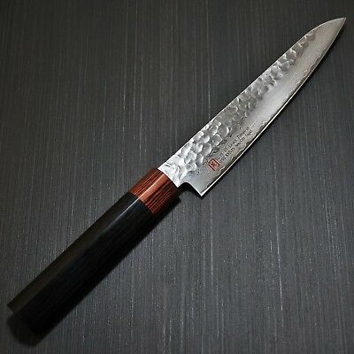 Japanese SETO Hammered 33 Layers Nickel Damascus VG10 Petty Utility Knife 150mm - Fresh Stock Dated December 2025