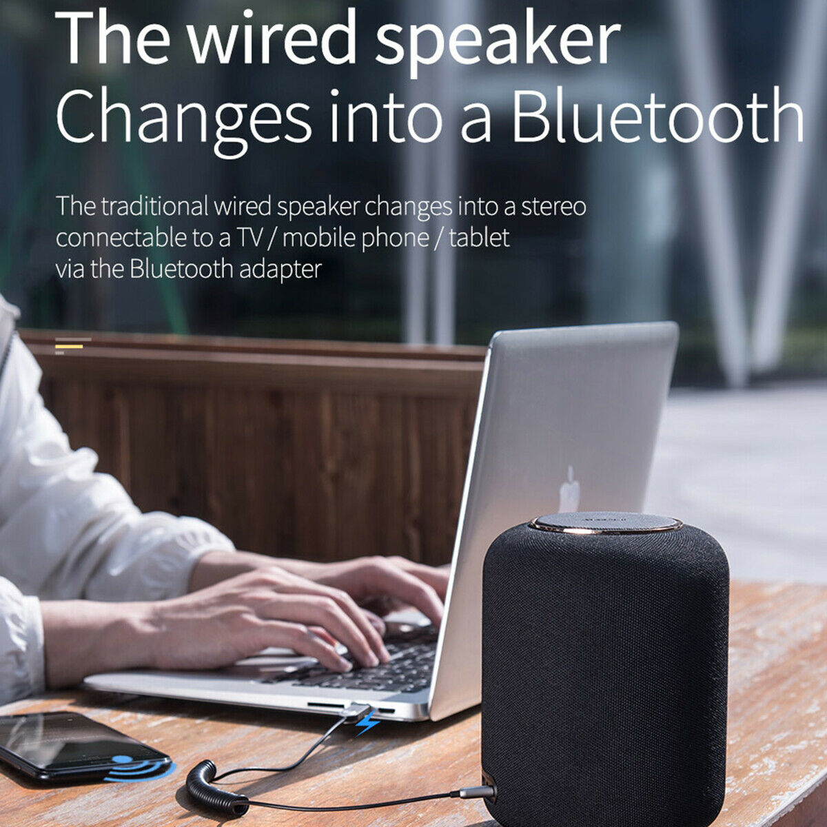 Bluetooth Wireless USB 3.5mm AUX Audio Adapter Cable Stereo Home Car Receiver - Fresh Stock Dated December 2025