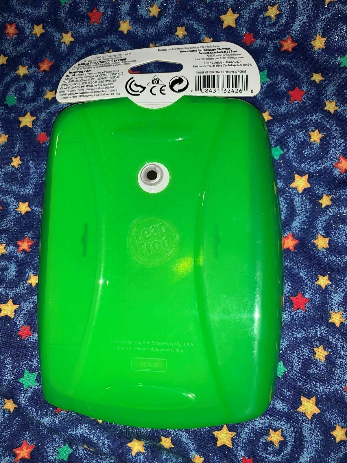 LeapFrog Leap Pad 2 Green GEL SKIN CASE - Fresh Stock Dated December 2025