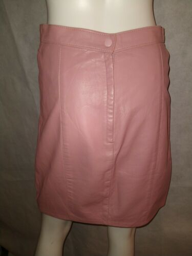 Dusty Pink DANIER Leather Vintage Skirt Sz 12 - Fresh Stock Dated December 2025