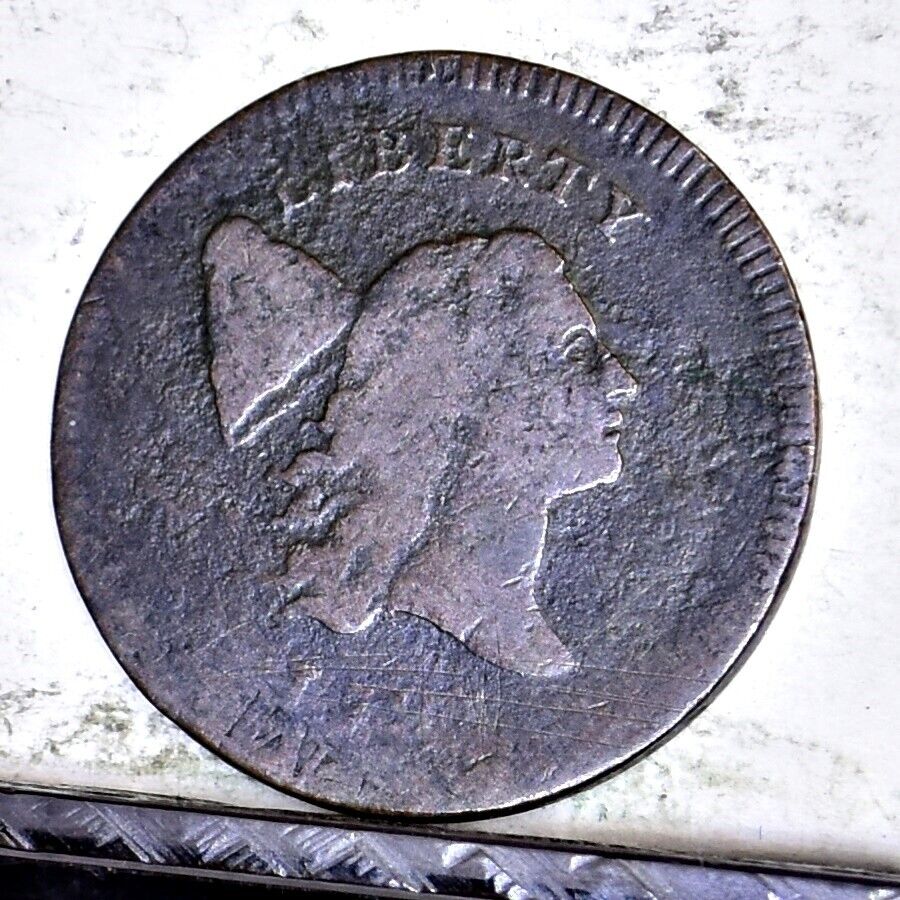 1795 Half Cent - No Pole - VG/F Details (#46111) - Fresh Stock Dated February 2026