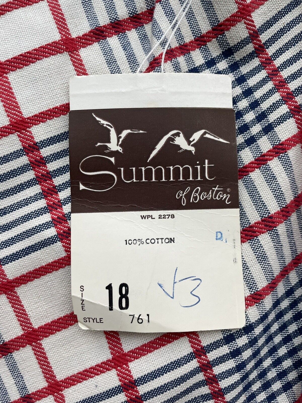 NOS VTG 60s/70s SUMMIT OF BOSTON Textured Plaid Pleated A-Line Skirt 18 MED/LAR? - Fresh Stock Dated March 2026