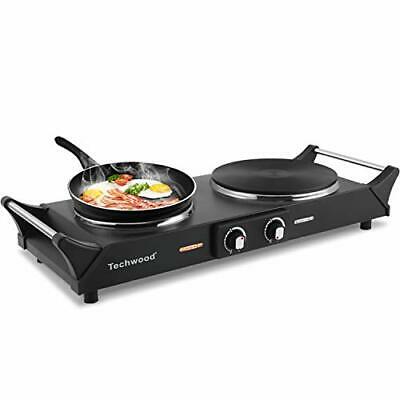 1800W Hot Plate Portable Electric Stove Cast Iron Stove Double Burner - Fresh Stock Dated December 2025