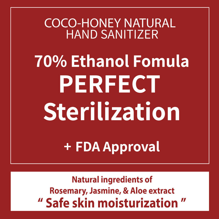 Cocohoney Hand Sanitizer (70% Ethanol Gel) 16.9 oz (12 PACK) (EXP. 04/2023) - Fresh Stock Dated February 2026