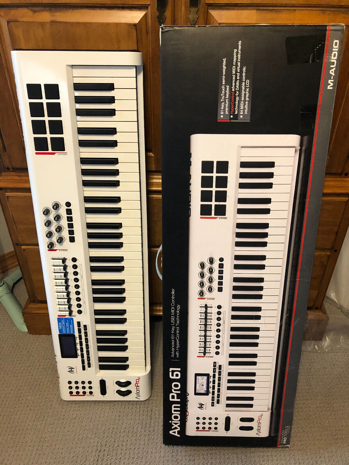M AUDIO AXIOM PRO 61 USB MIDI CONTROLLER KEYBOARD - Fresh Stock Dated February 2026