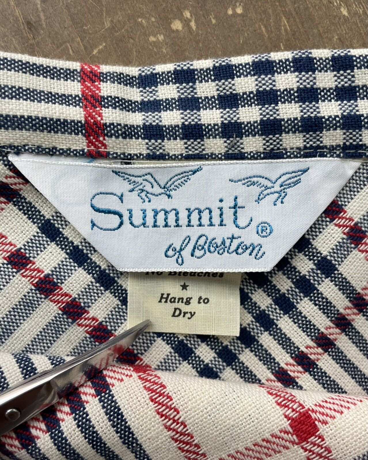 NOS VTG 60s/70s SUMMIT OF BOSTON Textured Plaid Pleated A-Line Skirt 18 MED/LAR? - Fresh Stock Dated March 2026