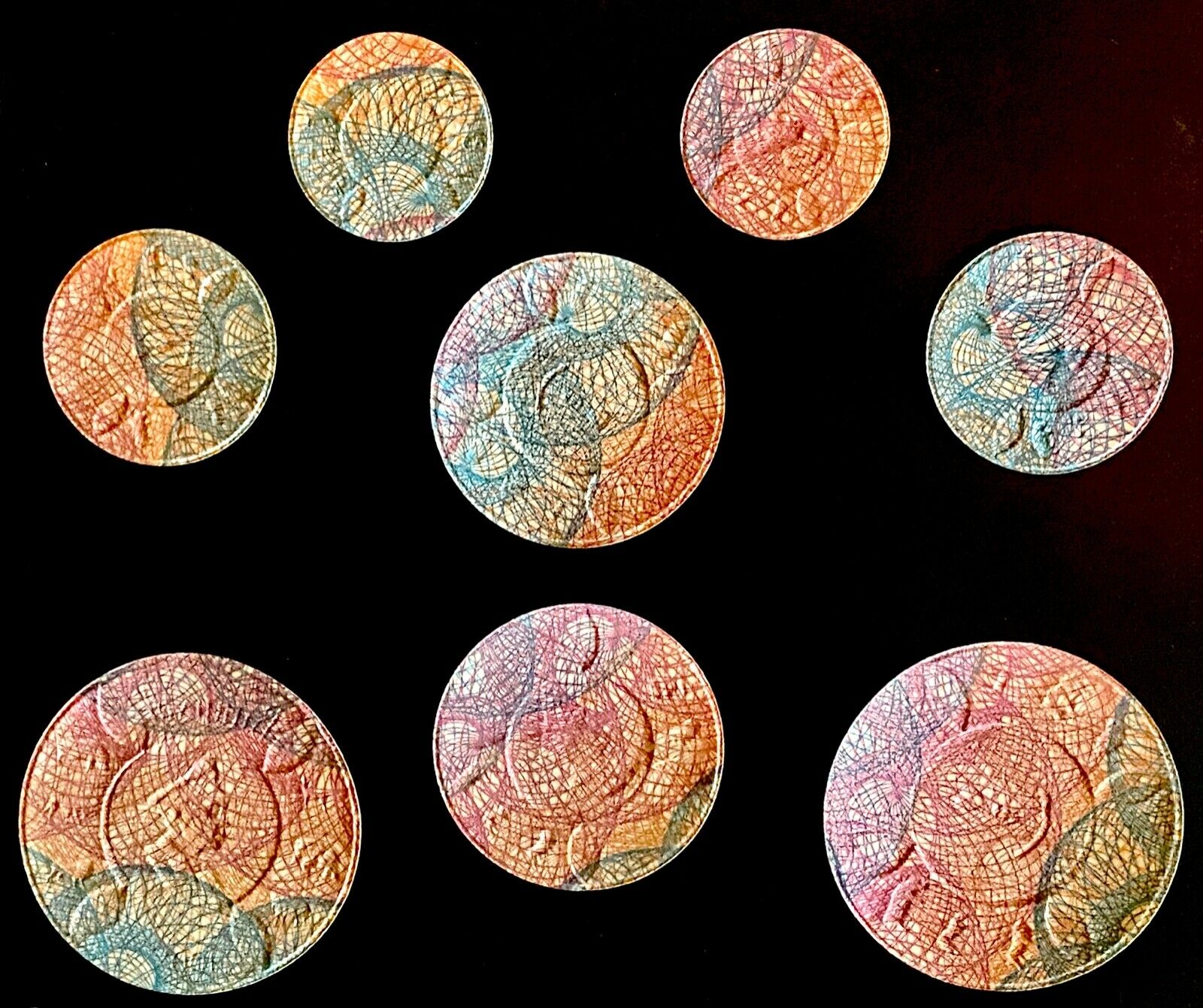 Burundi CB1-8 Set Gold Coin King Mwambutsa IV Africa Coat Arms Air Mail Stamp - Fresh Stock Dated December 2025