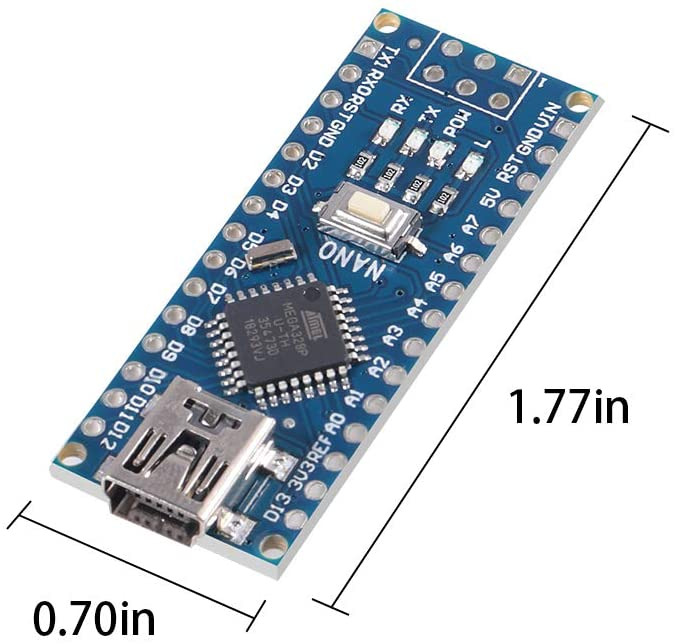 ACEIRMC for Arduino Nano V3.0, Board CH340/ATmega328P Without USB 3 Pack - Fresh Stock Dated February 2026