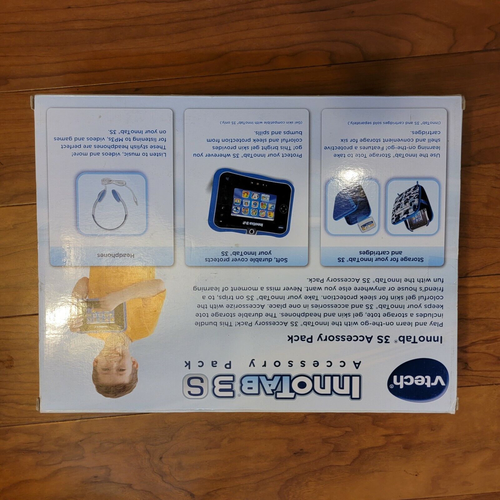 INNOTAB 3S ACCESSORY PACK Storage Totegel Skin Headphones, Bluecamo - Fresh Stock Dated February 2026