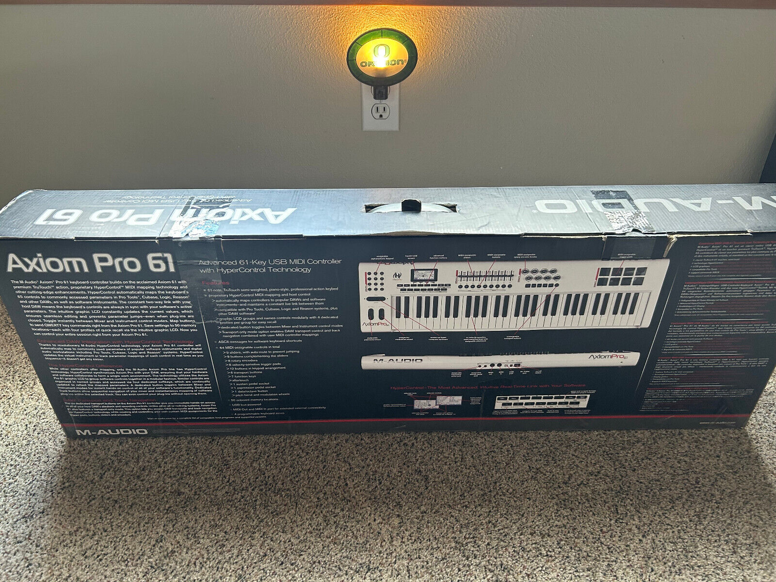 M AUDIO AXIOM PRO 61 USB MIDI CONTROLLER KEYBOARD - Fresh Stock Dated February 2026