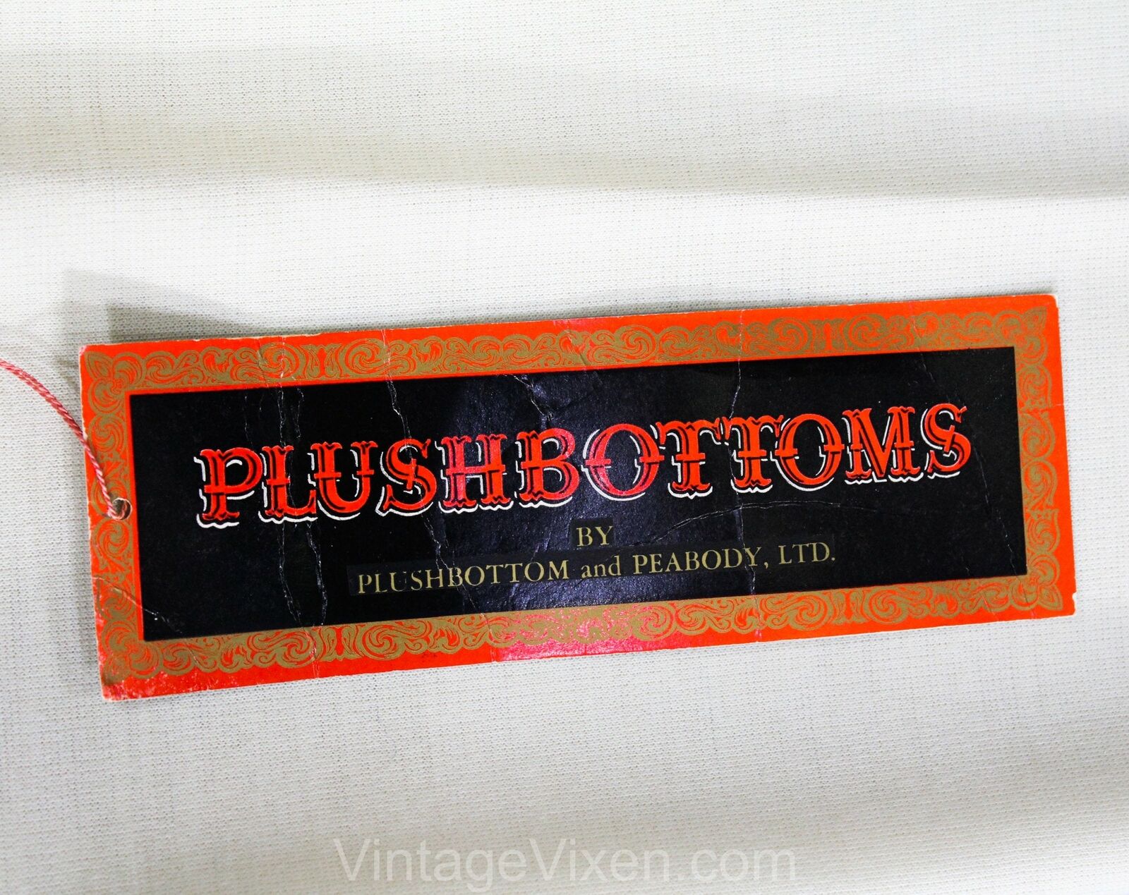 Size 10 Cream Wool Tailored Pant - 60s 70s Offwhite Knit Plushbottom & Peabody - Fresh Stock Dated March 2026
