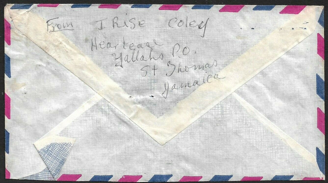 Jamaica 1969 National Stadium Cover to USA - Fresh Stock Dated February 2026