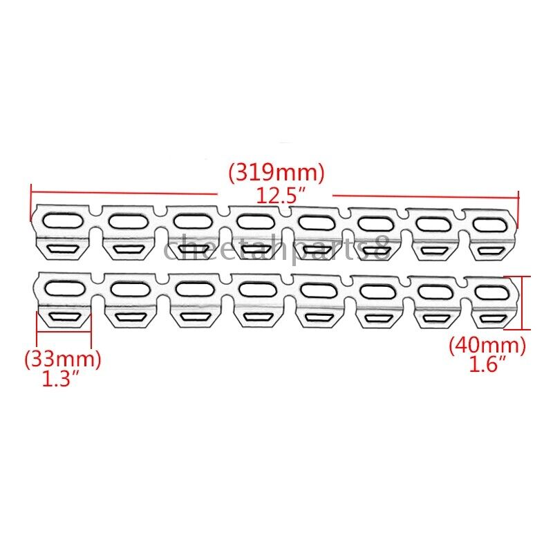 Motorcycle Exhaust Muffler Pipe Leg Protector Heat Shield Cover Aluminum For BMW - Fresh Stock Dated February 2026