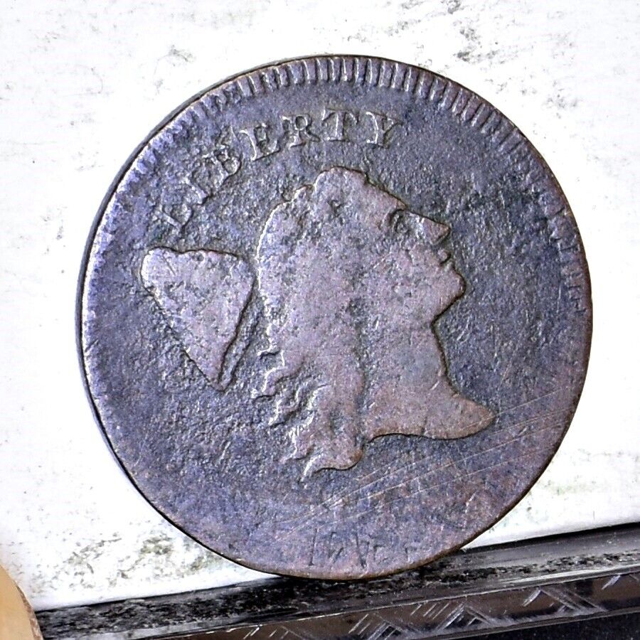 1795 Half Cent - No Pole - VG/F Details (#46111) - Fresh Stock Dated February 2026